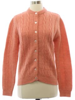 1960's Womens Fritzi Mod Cardigan Sweater