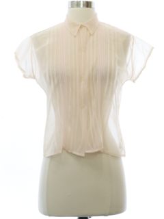 1950's Womens Sheer Shirt