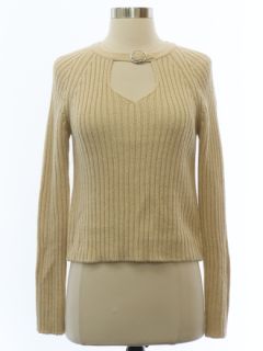 1980's Womens Frederica Guidetti Italian Wool Designer Sweater
