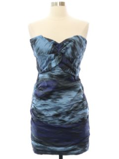 1990's Womens Nicole Miller Prom Or Cocktail Wiggle Mini Dress