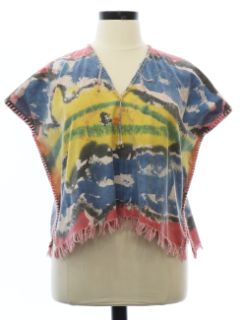 1970's Womens Fringed Hippie Shirt