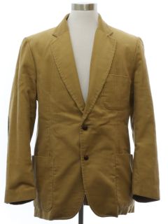 1970's Mens Corduroy Blazer Style Sport Coat Jacket