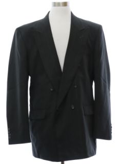 1980's Mens Swing Style Double Breasted Jacket