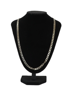 1980's Unisex Accessories - 925 Silver Chain Necklace