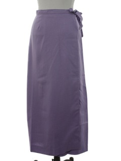 1970's Womens Maxi Wrap Skirt