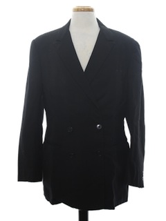 1970's Mens Double Breasted Blazer Style Sport Coat Jacket
