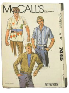 1980's Men Pattern